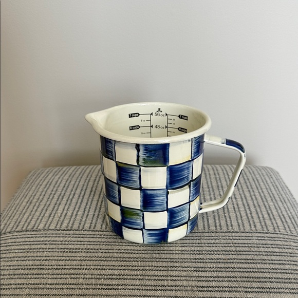 MacKenzie-Childs Royal Check 7 cup Measuring Cup - Picture 1 of 7